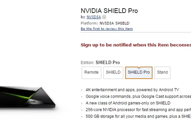 NVIDIA SHIELD Android TV Pro