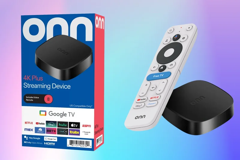 Walmart onn. Google TV 4K Plus Streaming Device