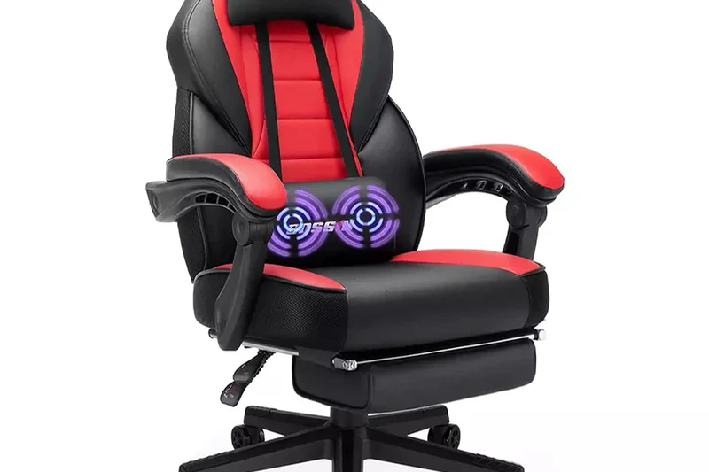 Bossin Gaming Chair with Footrest