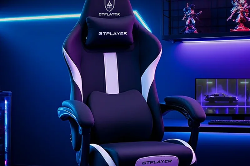 GTPLAYER Gaming Chair with Footrest
