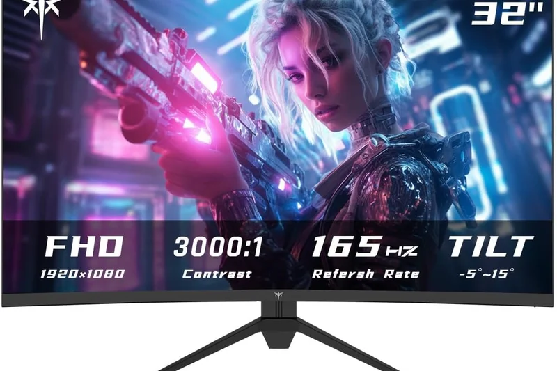 Arzopa 32-inch 4K 144Hz Gaming Monitor