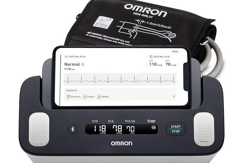 Complete Wireless Upper Arm Blood Pressure Monitor + EKG (BP7900)