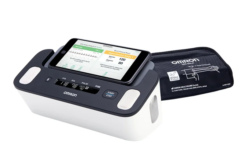 Complete Wireless Upper Arm Blood Pressure Monitor + EKG (BP7900)