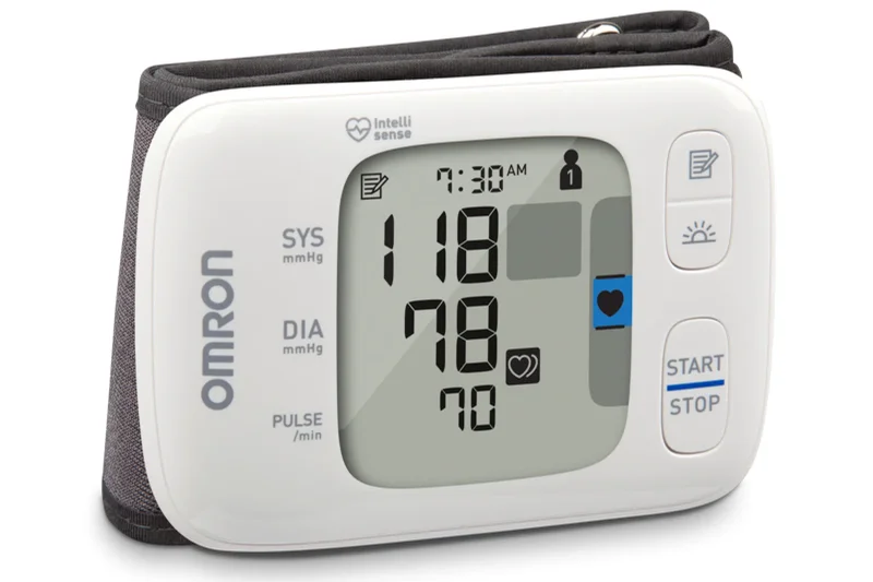 Gold Wireless Wrist Blood Pressure Monitor (BP4350)