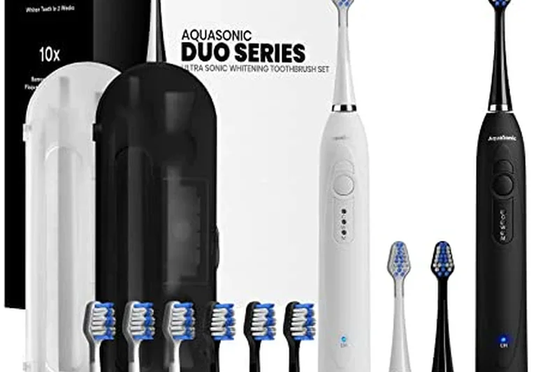 AquaSonic Duo Dual Handle Wireless Charging Toothbrush