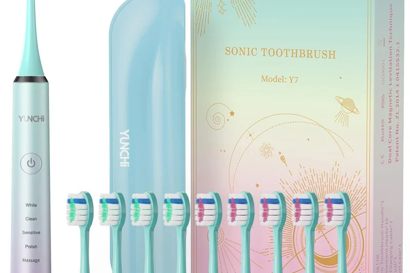 YUNCHI Y7 Rechargeable Sonic Electric Toothbrush