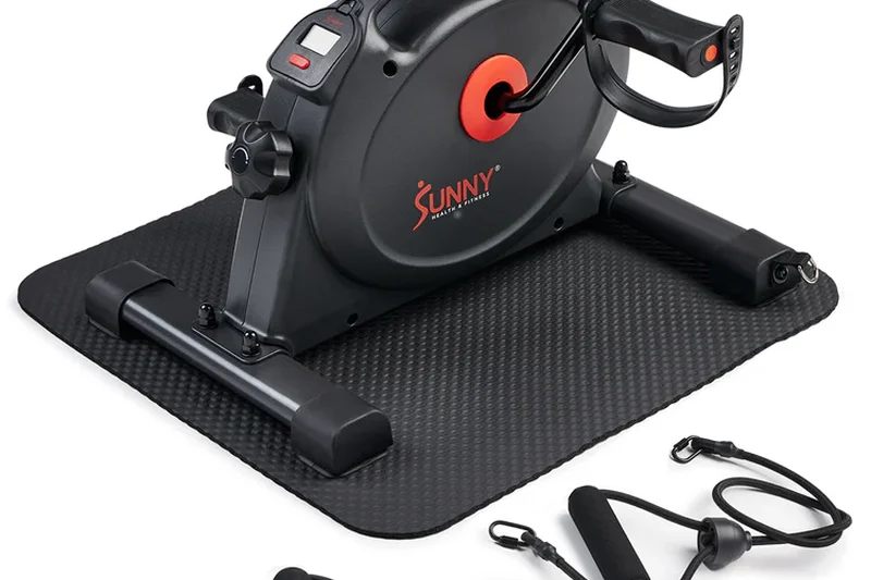 Sunny Health &amp; Fitness SF-B0418 Magnetic Mini Exercise Bike