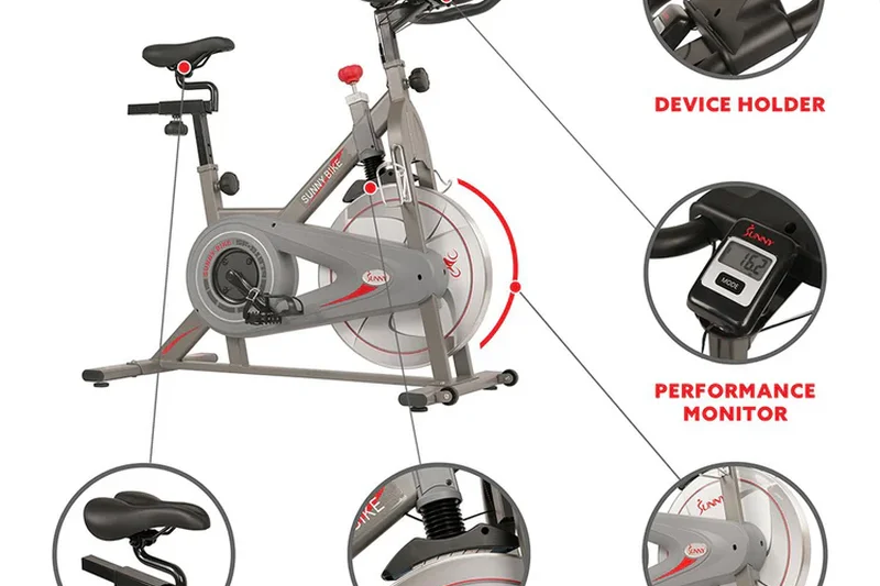 Sunny Health &amp; Fitness Synergy Magnetic Indoor Cycle