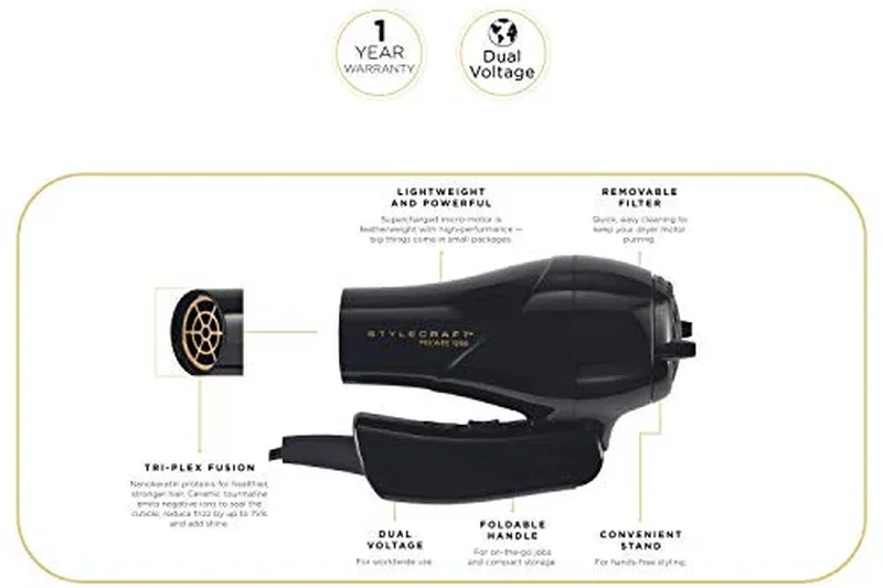 StyleCraft Peewee Dryer Tri-Plex Fusion