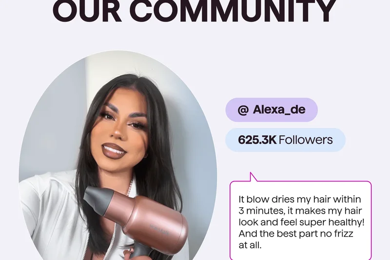 Wavytalk Blown Away Ionic Hair Dryer Travel Size