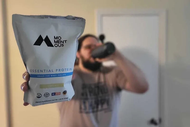 Momentous Essential Grass-Fed Whey Protein Isolate