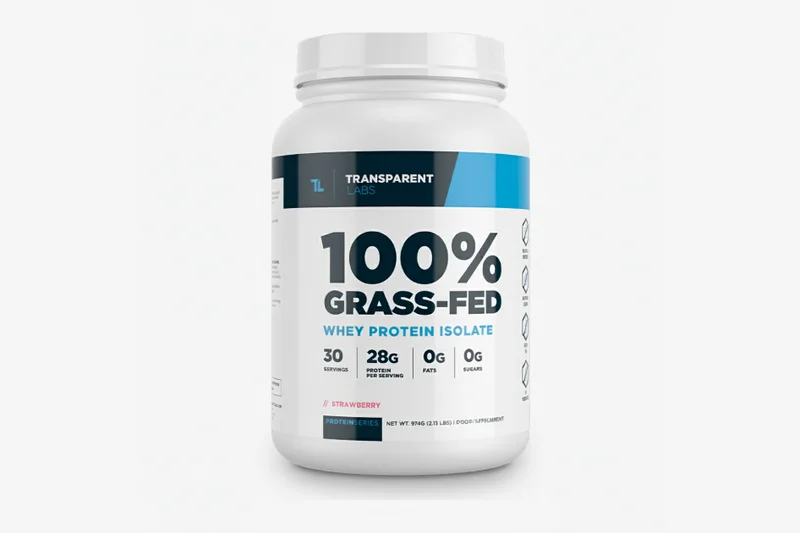 Transparent Labs 100% Grass-Fed Whey Protein Isolate