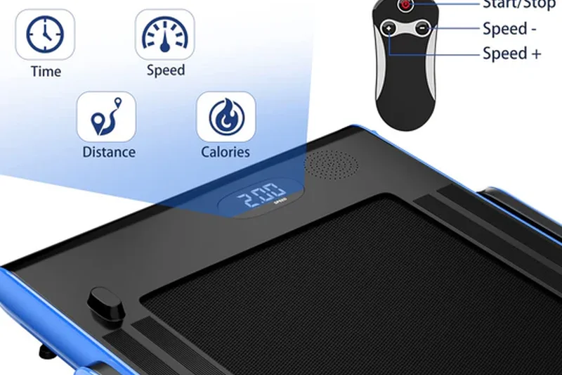 Goplus 2-in-1 Folding Treadmill