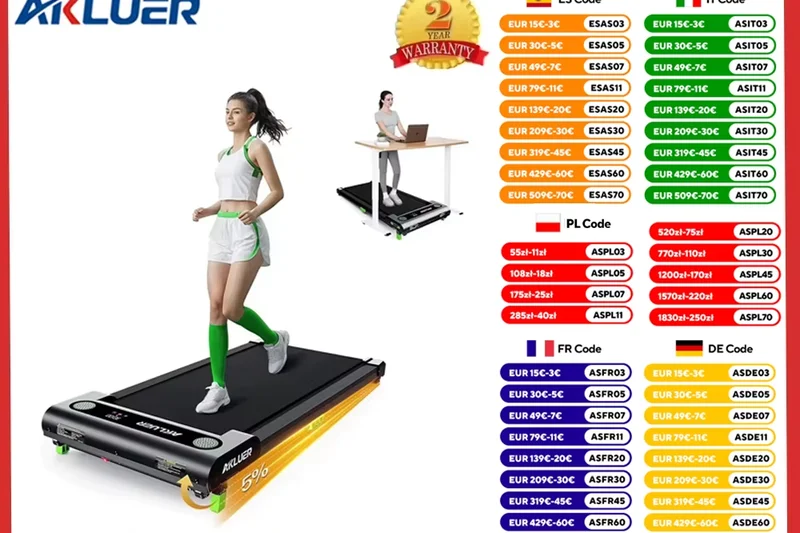 Akluer 480L-A Walking Pad with Incline