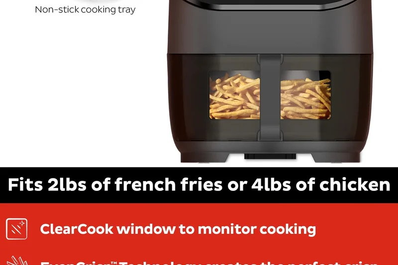 Instant Vortex Plus 6-in-1 Air Fryer with ClearCook &amp; OdourErase