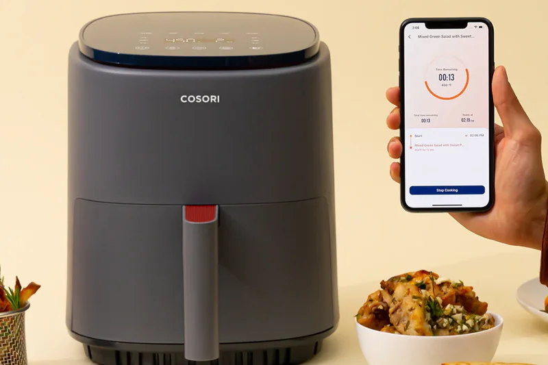 Cosori Iconic Stainless Steel 6.5-Quart Smart Air Fryer