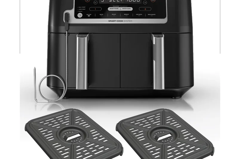 Ninja Foodi 10-qt. XL 2-Basket Air Fryer with Smart Thermometer