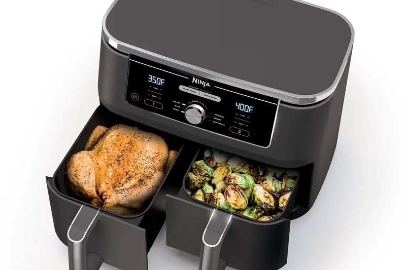 Ninja Foodi 10-qt. XL 2-Basket Air Fryer with Smart Thermometer