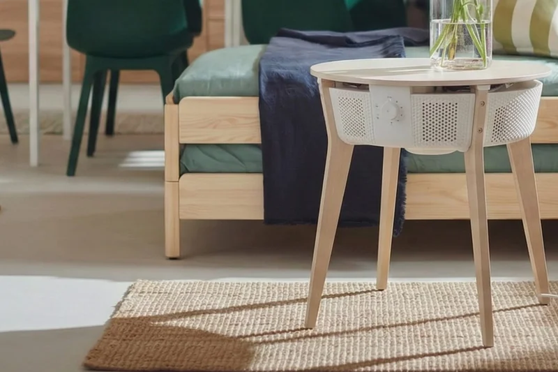 IKEA STARKVIND Table with Air Purifier