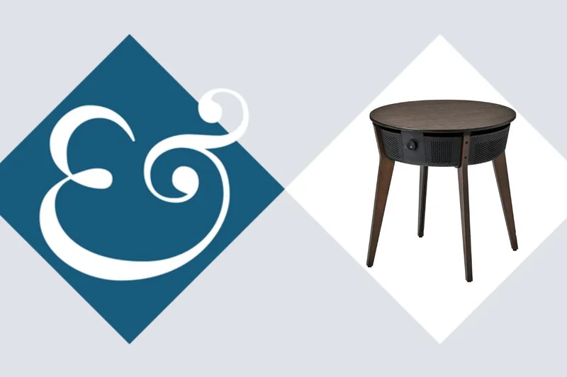 IKEA STARKVIND Table with Air Purifier