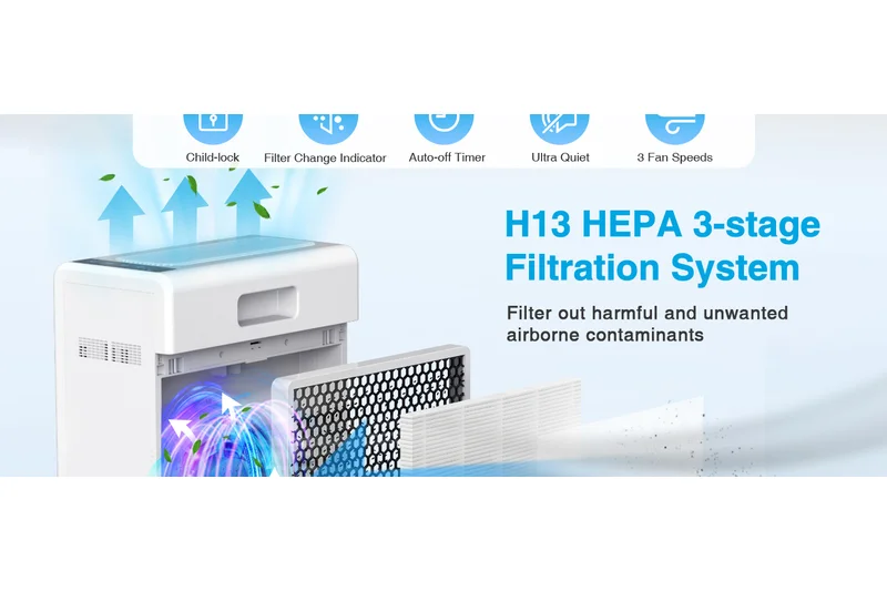 MOOKA E-300L True HEPA Air Purifier