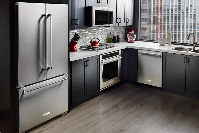 KitchenAid 20.0 cu. ft. French Door Counter-Depth Refrigerator (KRFC300ESS)