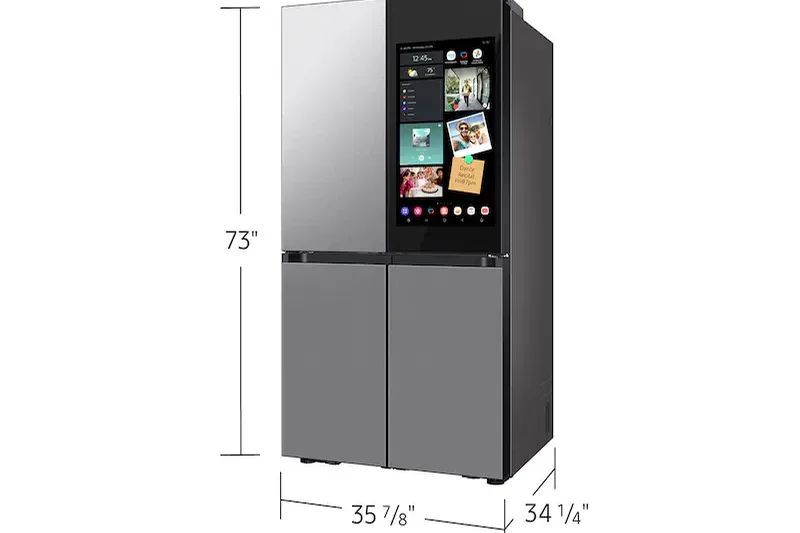 Samsung Bespoke 4-Door Flex Refrigerator with AI Family Hub+ (RF29BB89008M)