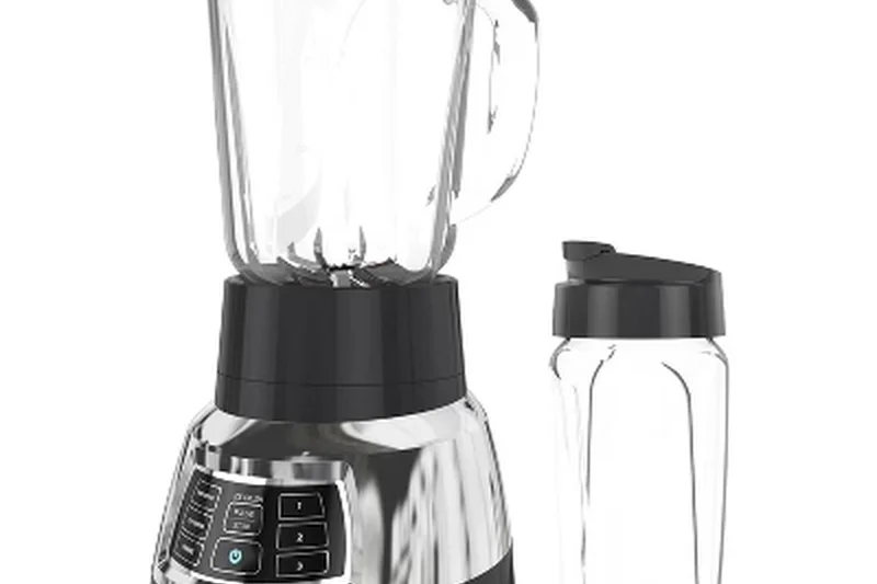 Black+Decker Quiet Blender with Cyclone Glass Jar