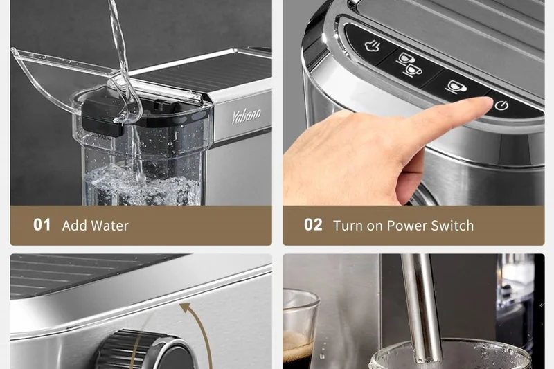 Yabano 15 Bar Espresso Machine with Milk Frother