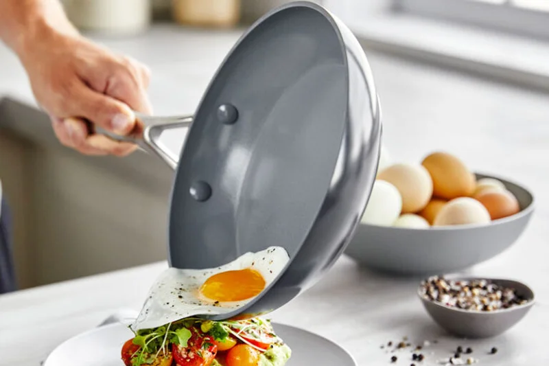 GreenPan Premiere Obsidian Enameled Cast Iron 10" Skillet