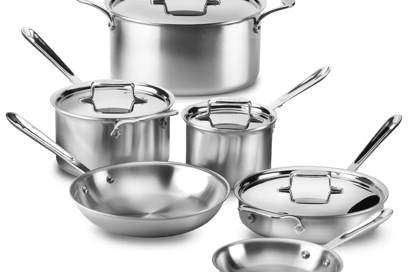 All-Clad D5 10-Piece Stainless Steel Set