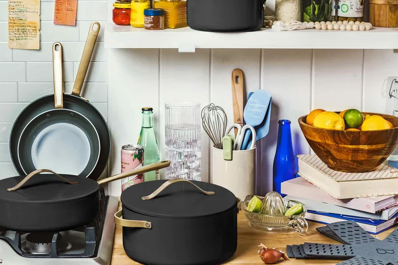 Beautiful by Drew Barrymore 12-Piece Ceramic Nonstick Set