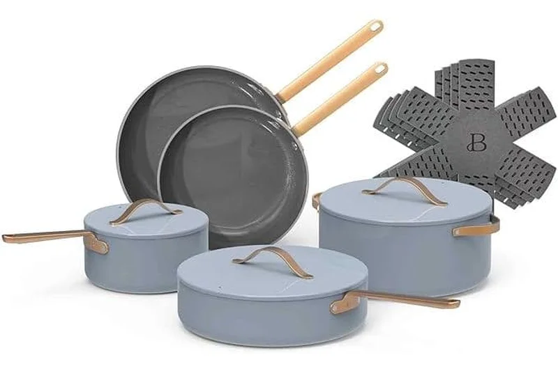 Beautiful by Drew Barrymore 12-Piece Ceramic Nonstick Set