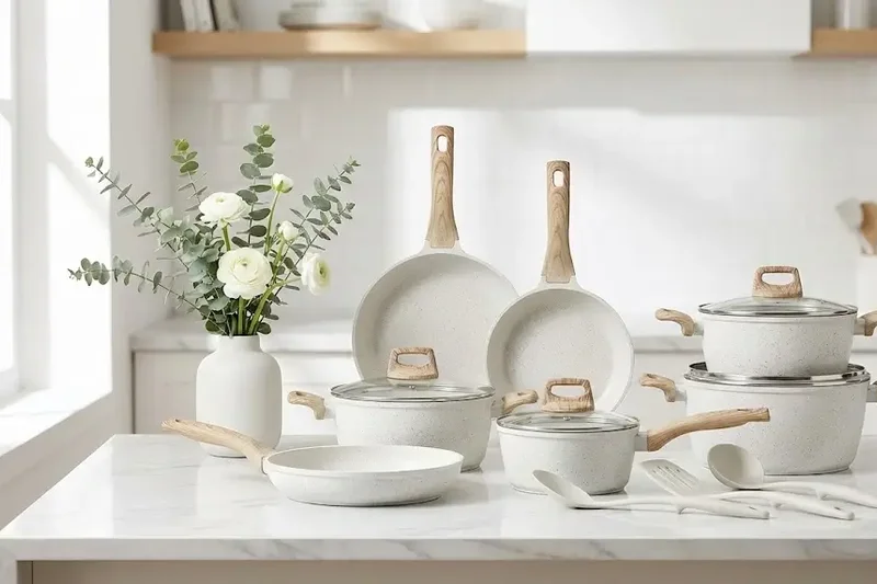 Carote 21-Piece White Granite Set