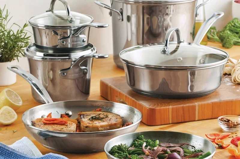 Farberware Millennium 10-Piece Stainless Steel Set