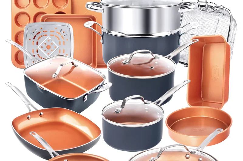 Gotham Steel 12-Piece Copper Nonstick Set