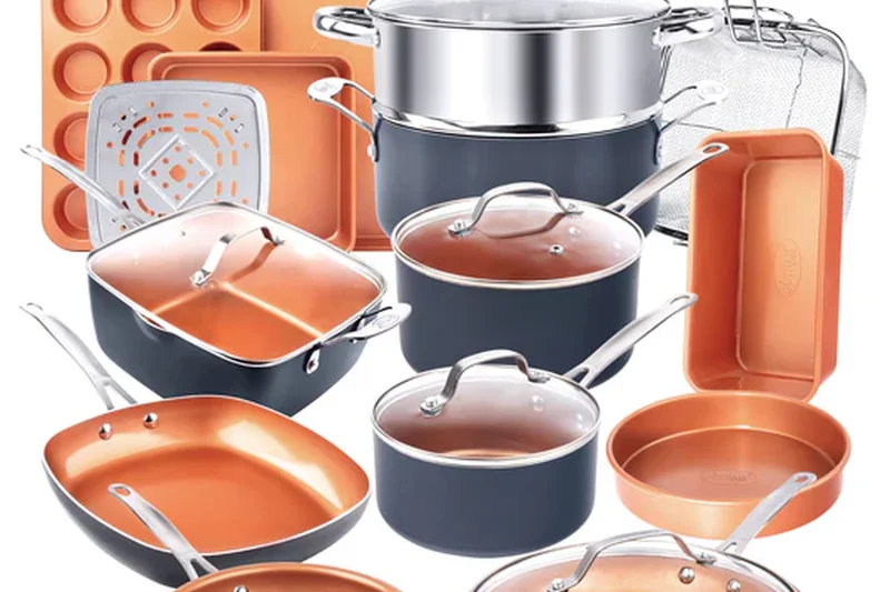 Gotham Steel 12-Piece Copper Nonstick Set