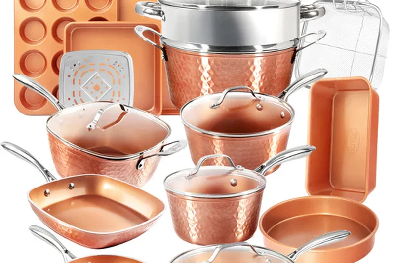 Gotham Steel 12-Piece Copper Nonstick Set