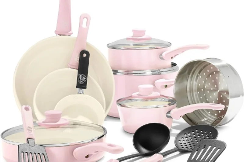 GreenLife Soft Grip 16-Piece Ceramic Set