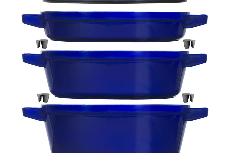 Staub Enameled Cast Iron 4-Piece Set