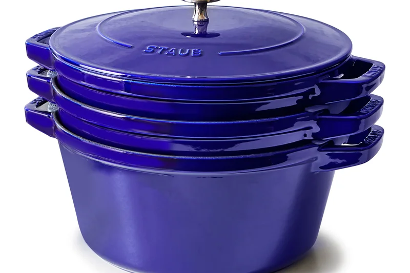 Staub Enameled Cast Iron 4-Piece Set