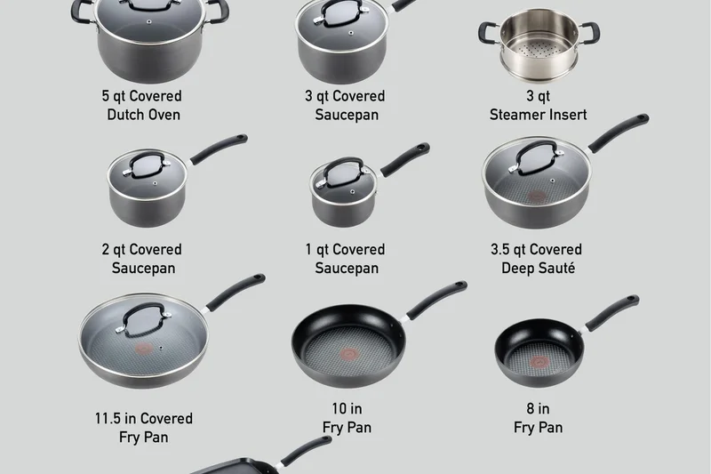 T-fal Ultimate Hard Anodized 17-Piece Set