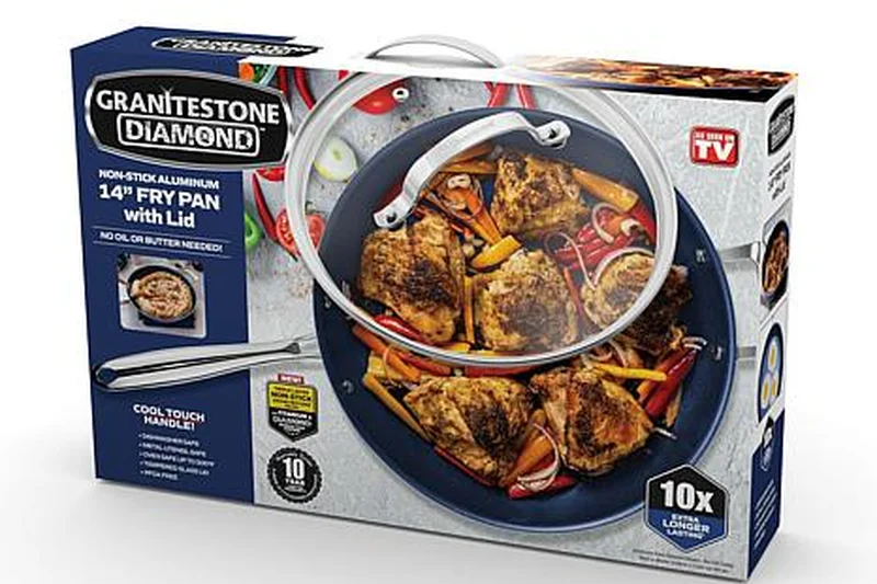 Granitestone Blue Nonstick Frying Pan