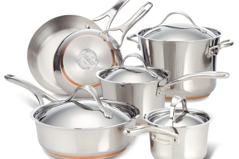 Anolon Nouvelle Stainless Steel 10-Piece Set