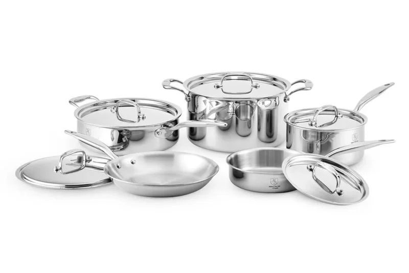 Heritage Steel Titanium Series 10-Piece Set