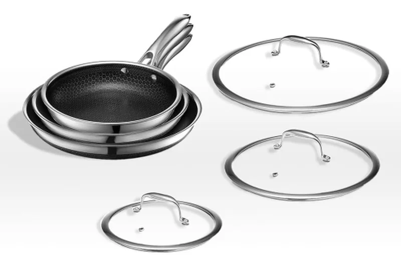 HexClad Hybrid Cookware 6-Piece Set