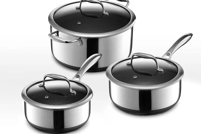 HexClad Hybrid Cookware 6-Piece Set