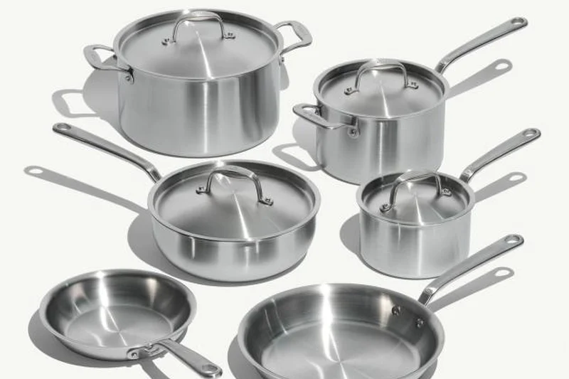 Made In Stainless Clad 10-Piece Cookware Set