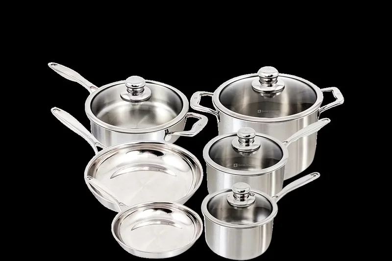 Swiss Diamond Premium Clad 10-Piece Set