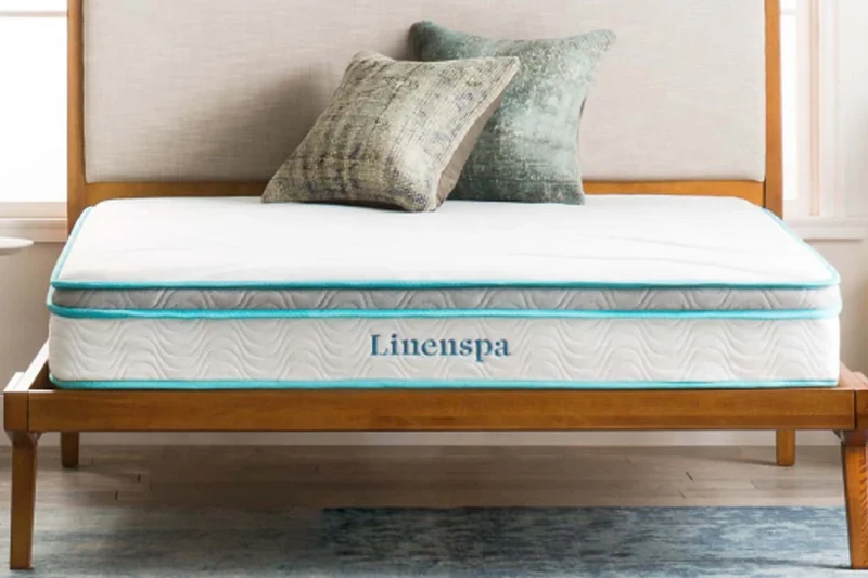 Linenspa 8-Inch Memory Foam and Innerspring Hybrid Mattress